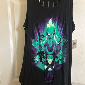 Disney Black Villains Graphic Tank Top women